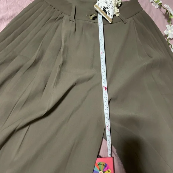 Stunning Pleated Wide-Leg Pants Elegant Sexy NWT Commense LAST CALL! - Picture 8 of 14